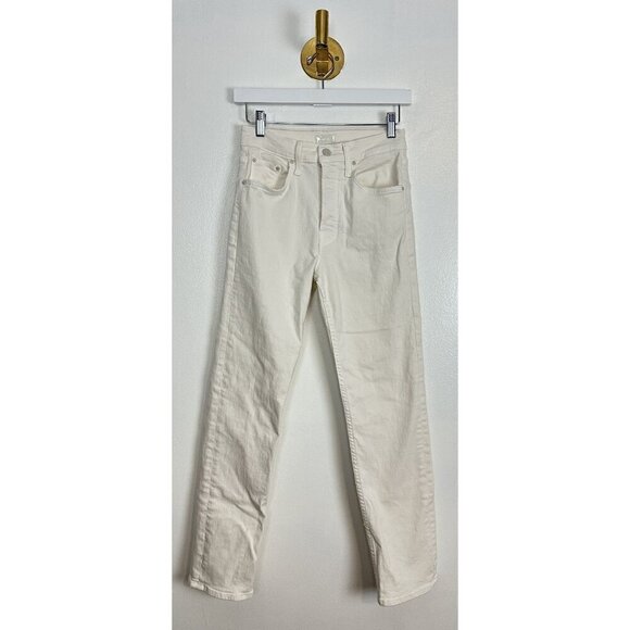 MOTHER The Tomcat High Waisted Jeans in Wash Cream Puffs Size US 26 - Picture 4 of 14